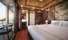 Giường trong phòng chung tại Perla Dawn Sails