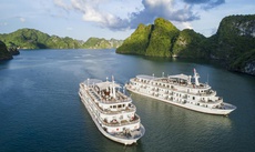 Tầm nhìn từ trên cao của Paradise Elegance Cruise Halong